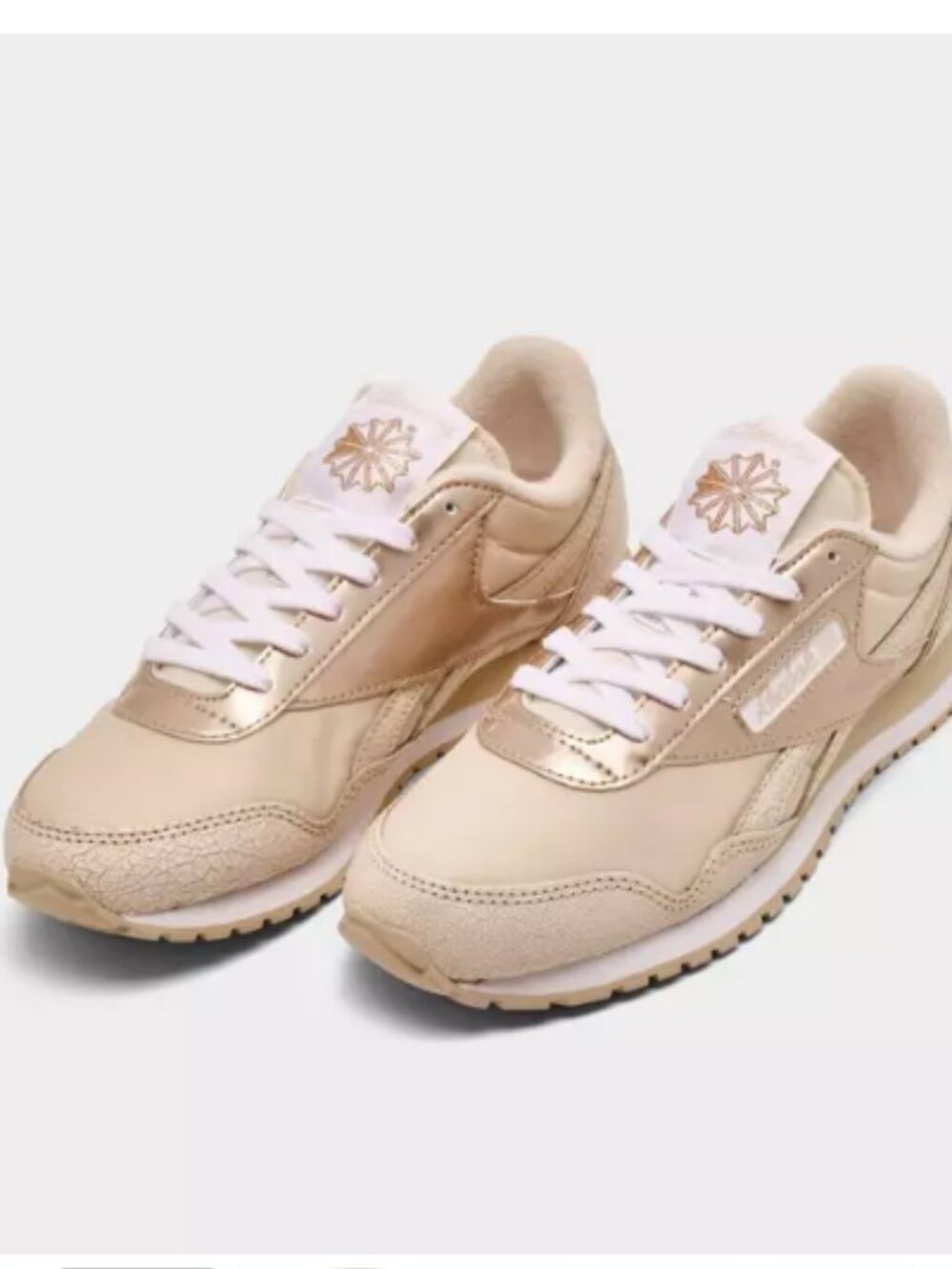 Reebok Classic AZ Casual Women's Sneakers Rose Gold/White Size 6.5